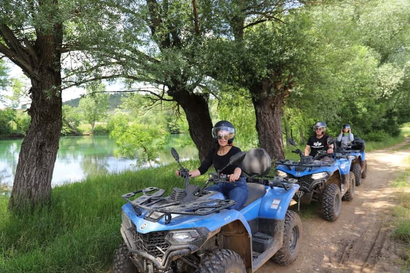 From Split: Three Rivers Quad Tour with Swimming and Lunch - Cetina River time, then Ruda for the swim and cliff-jump moment