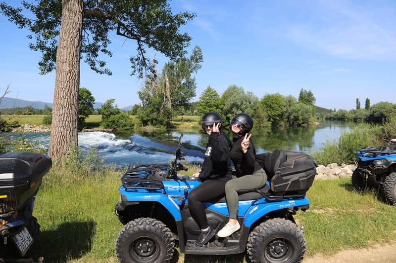 From Split: Three Rivers Quad Tour with Swimming and Lunch - Getting to Hrvace, pickup times, and why meeting matters