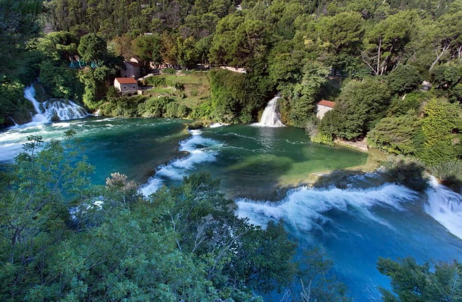 From Split & Trogir: Krka Waterfalls and Primošten - How the Split or Trogir start makes the day feel easy