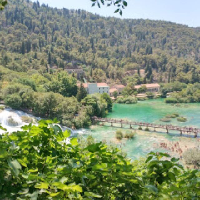 From Split & Trogir: Krka Waterfalls and Primošten - Getting your downtime right: walking, swimming, and late lunch energy