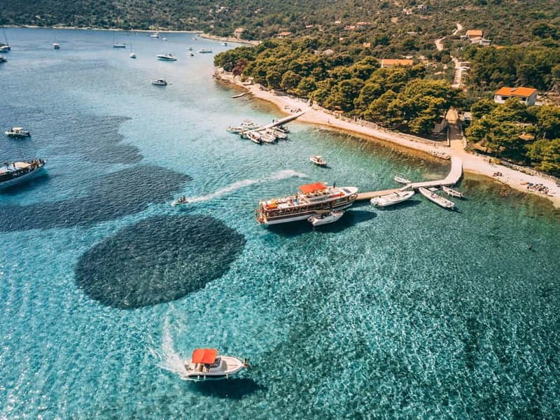 From Trogir: Blue Lagoon & Šolta Cruise with Lunch & Drinks - The morning cruise from Trogir, welcome drink included