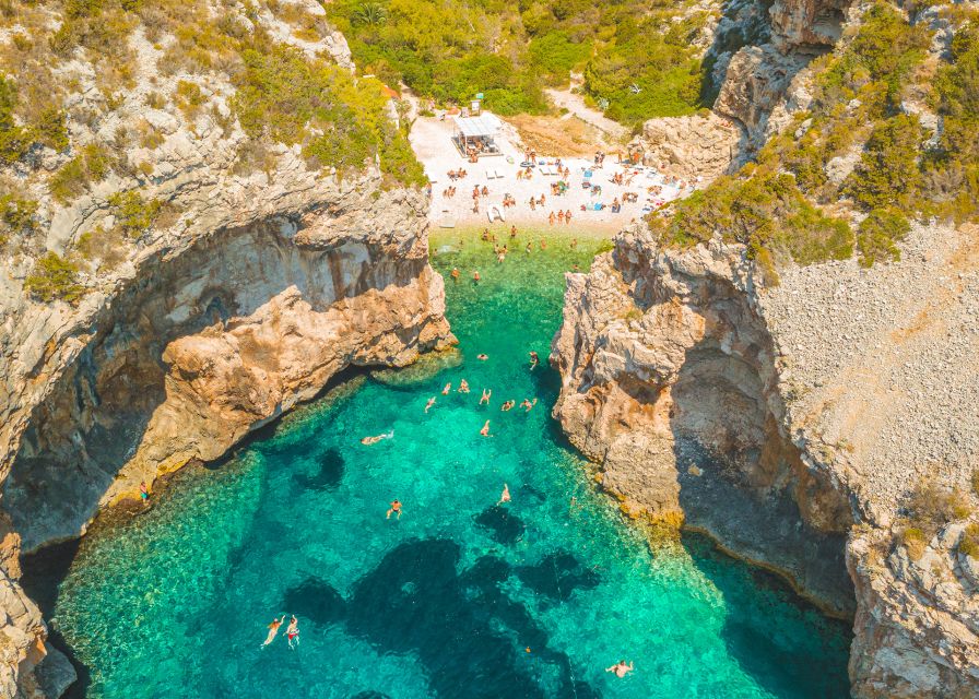 From Trogir or Split: Full-Day Blue Cave & Hvar Island Tour - Stiniva Bay and why the south side of Vis looks dramatic