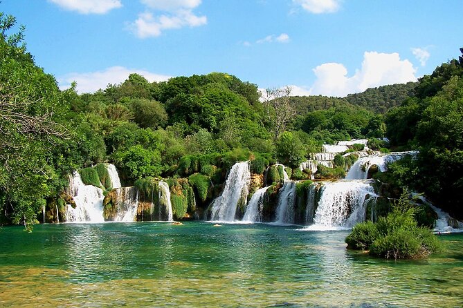 From Trogir, Seget, Okrug: Krka Waterfalls & Šibenik Culture Tour - A day that mixes Krka nature and coastal towns