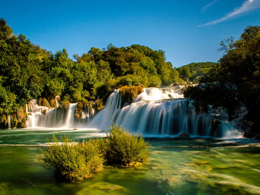 From Trogir, Seget & Okrug: Krka Waterfalls & Swimming - Skradin: old-town strolling plus a real swim option