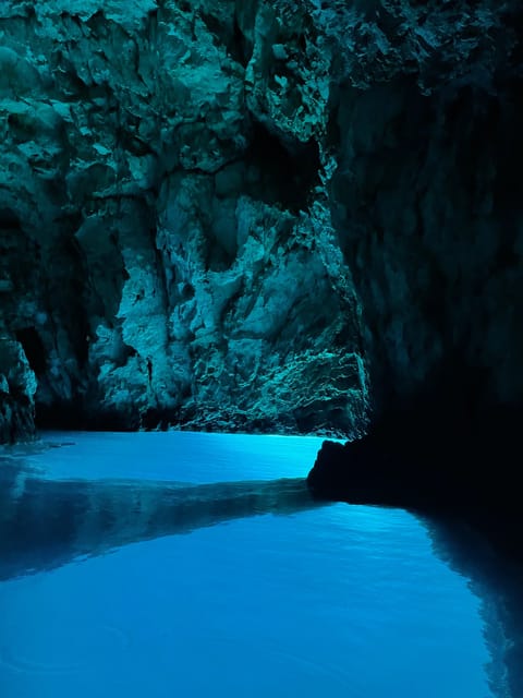 From Vis: Speedboat tour - Vis, Biševo & Blue Cave (private) - Pritišćina swim stop: the water break that resets the day