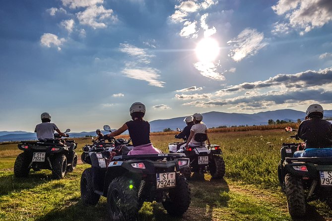 Full Day ATV Tour From Split with BBQ Lunch & River Swimming - 500cc ATV power, plus helmet and gloves you do not need to hunt down