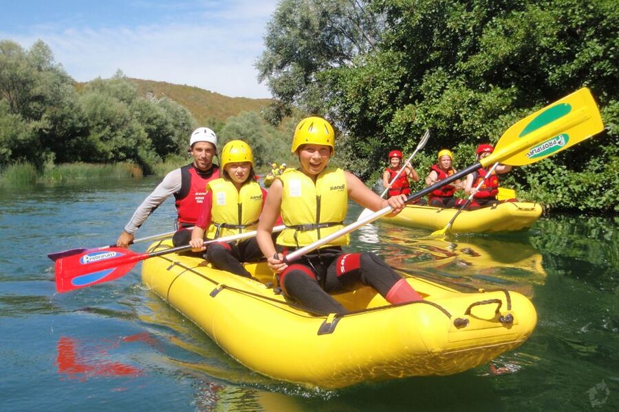 Half-Day Cetina River Rafting - The river route: grade 2 rapids with grade 3 sparks