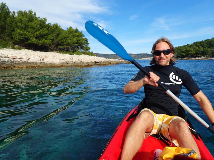 Hvar: Pakleni Islands Self-Guided Kayaking Tour - Bonj Beach setup, what you get before you go