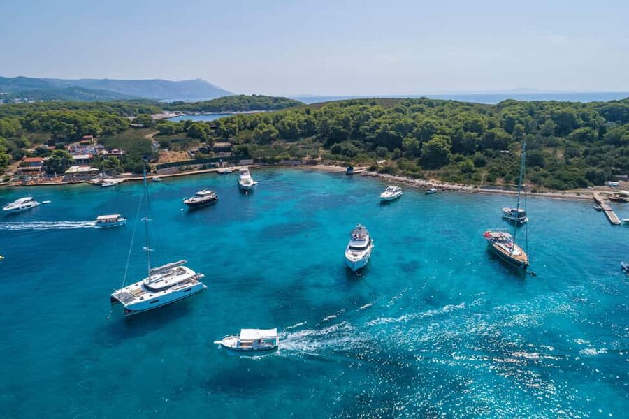 Hvar: Sunset and Pakleni Islands with a Speed Boat - Getting to the main pier, then settling in for the ride