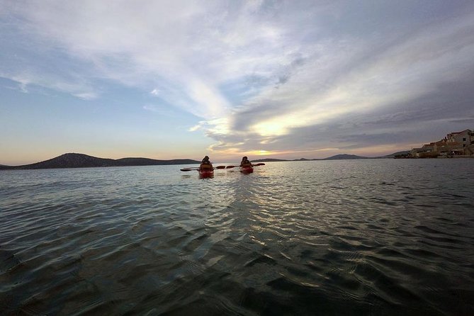 Kayaking to the island Prvić - The Start in Vodice, Then Out Past Logorun and Tijat
