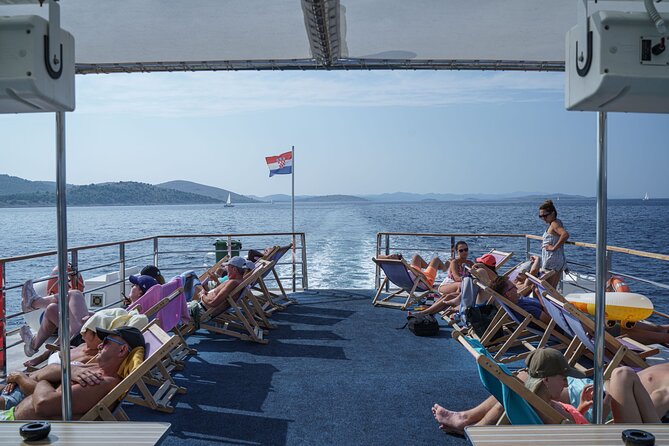 Kornati island National Park & Telascica Nature Park Boat Tour from Vodice - 11:15 lunch aboard, then Our Lady of Tarac and Tureta Fortress