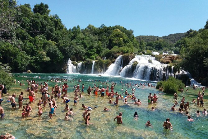 Krka Waterfalls with 30min river cruise from Split or Kaštela - Entering Krka National Park with an easy ride from Split (and Kaštela)