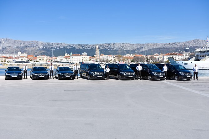 Luxury private transfer: Split Town to Split airport - Mercedes Comfort: Mercedes E-Class or Viano-Style Minivan