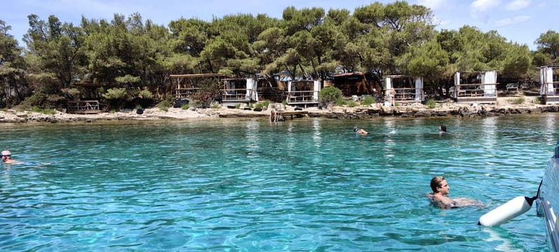 Makarska: 3-island Speedboat Cave & Blue Lagoon Tour - Zirje Beach Near Brač: The Final Swim That Feels Like a Reward
