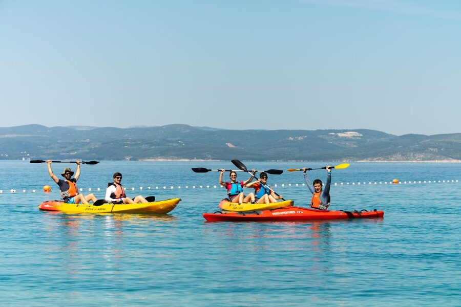 Makarska: Guided Sea Kayaking Tour with Snorkeling Stop - Kayak setup: 2-seaters, waterproof bags, and not getting soaked