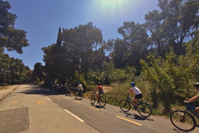 Marjan Park & Split City Bike Tour - Diocletian’s Palace from the bike lane, plus Game of Thrones tidbits