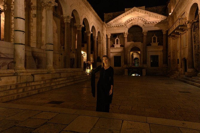 Nocturnal Tours Trogir & Split - Soul of the Old Split Tour - Stop 4: Riva Harbor, Humor, and Love Stories by the Water