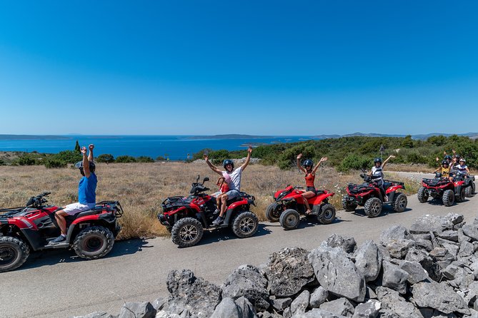 Off road Quad Adventure Tour on Island Čiovo - The east-point panorama over Split: your main photo moment