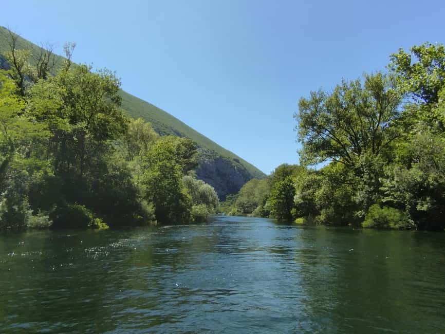 Omiš, Croatia: Cetina River Glassboat Cruise And Beer Garden - The glassboat cruise on the Cetina: windows, cushions, and quiet power