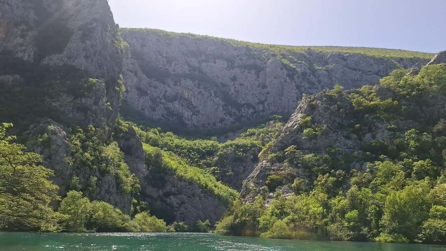 Omiš, Croatia: Cetina River Glassboat Cruise And Beer Garden - Radman Mills stop: beer garden break plus park paths and a swim option