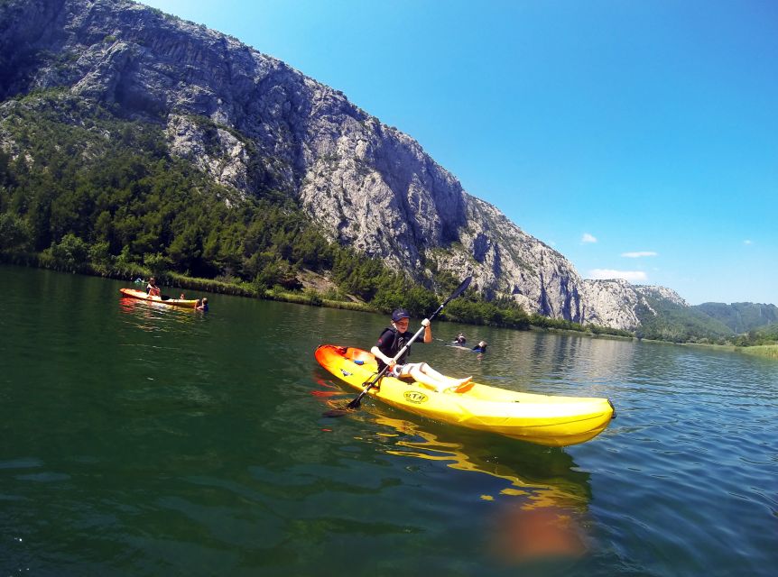 Omiš: Kayaking and Snorkeling Tour - Swim stop in the crystal-clear river water
