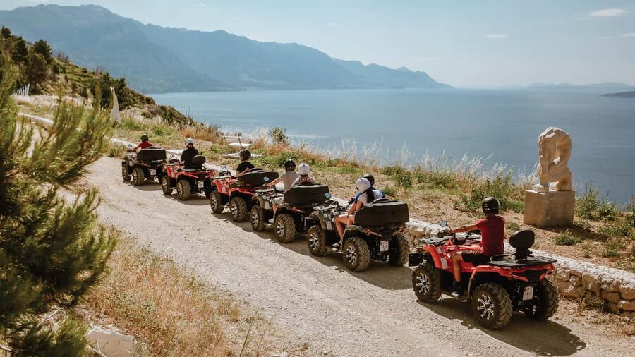 Omiš/Split Expedition: 65 km Quad Tour to Hidden Waterfalls - Quad riding in Omiš, the “see it all” way