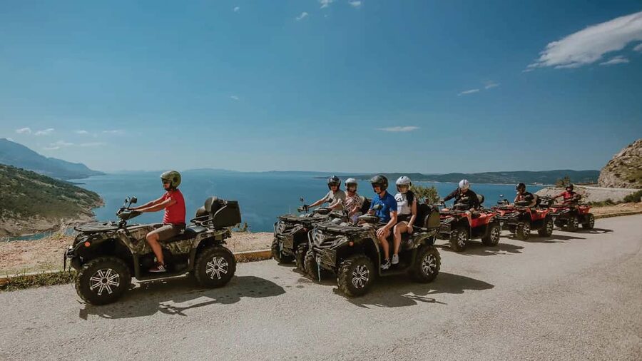 Omiš/Split Expedition: 65 km Quad Tour to Hidden Waterfalls - Stop flow: canyon roads, viewpoints, and timed pauses