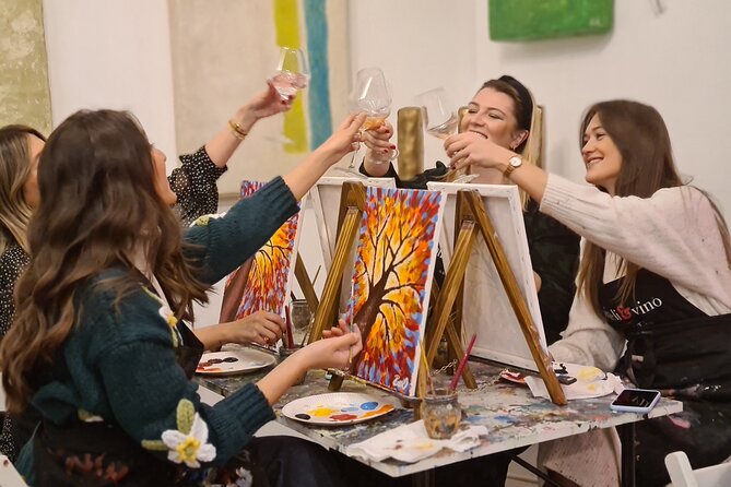 Painting party at Art Bottega - Paint & Wine Studio in Split - Key Points Before You Go