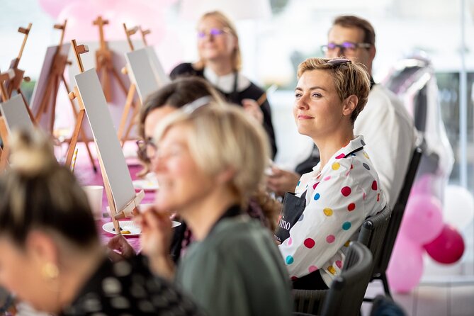 Painting party at Art Bottega - Paint & Wine Studio in Split - The Painting Subject: You Get Guided, Not Chosen