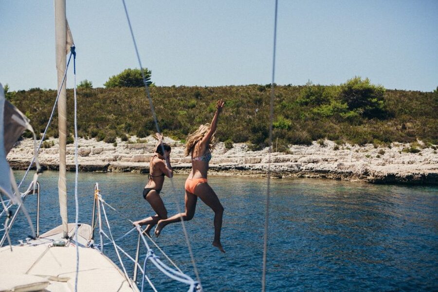 Pakleni Islands Sailing Tour - The 42ft regatta-style boat makes the half-day feel like a real outing