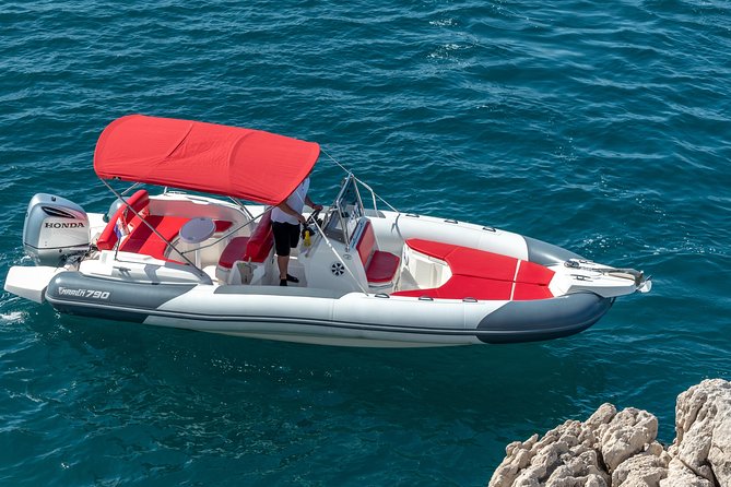 Private Blue Lagoon and island Solta speedboat tour - FULL DAY - UNESCO Trogir: cathedral streets and promenade time