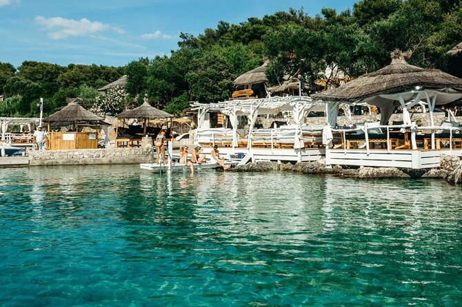 Private Boat Tour from Hvar - Blue and Green cave, Vis, and the Pakleni islands - Budikovac Island: a short lagoon swim that can be pure fun
