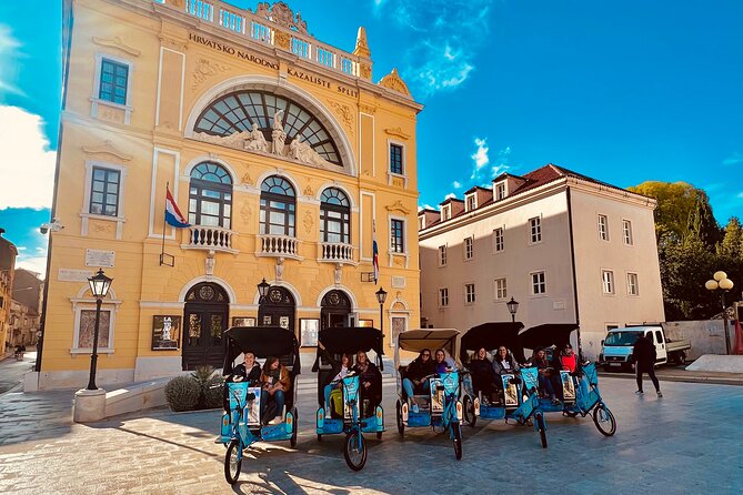 Private Electric Rickshaw Tour of Split - First stops: Riva Harbor, Prokurative, and the Croatian National Theater