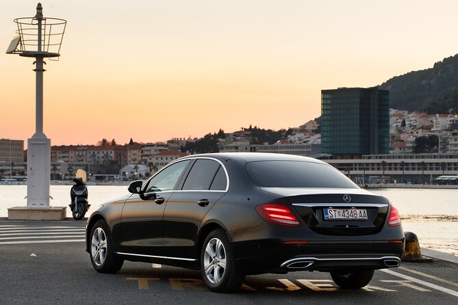 Private Luxury Transfer from Split to Zagreb - Inside the car: AC, mineral water, and English-speaking comfort