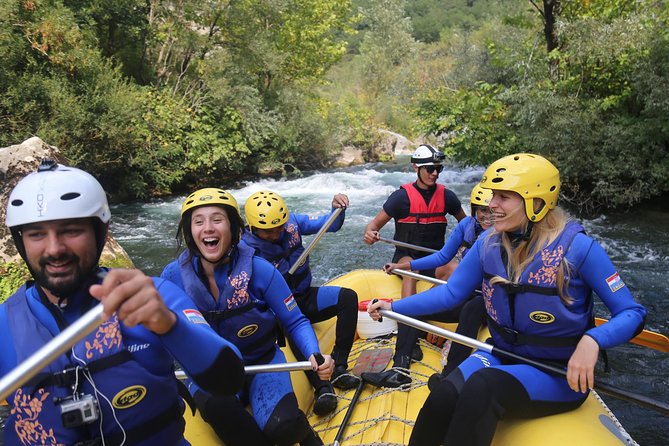 Rafting on Cetina River Departure from Split or Blato na Cetini village - What the Rafting Feels Like: Calm Floats, Small Rapids, and River Jumps