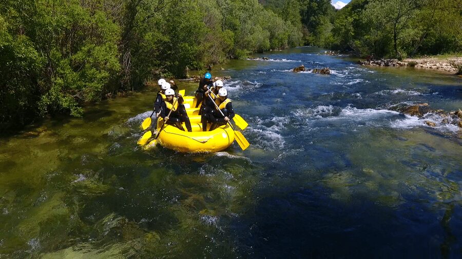 Rafting on the Cetina river - Photos and videos: optional, but often worth planning for