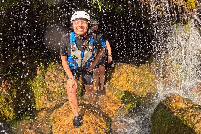 River Rafting from Split- Cliff Jumping- Cave Visit - The waterfall cave visit: 10°C water, stalactites, and photo timing
