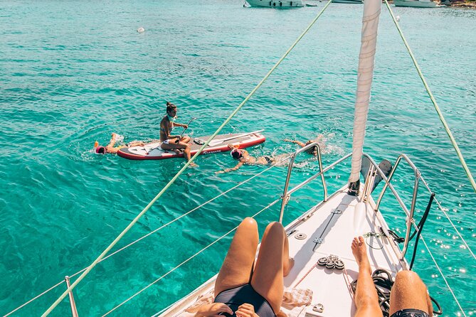 Sail and escape to Pakleni islands | Half day sailing on a modern 36ft yacht - Pakleni Islands Water Time: Swim Breaks, Snorkeling Gear, and SUP