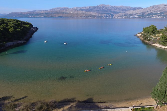 Sea kayaking Postira - Lovrečina (St.Lovre, archaeological site) - Beach Break, Snorkeling, and a Real Swim Stop