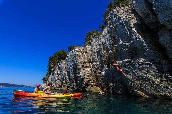 Sea Kayaking tour in Split - The Bene Beach to Kašjuni loop, with Tito’s villa views