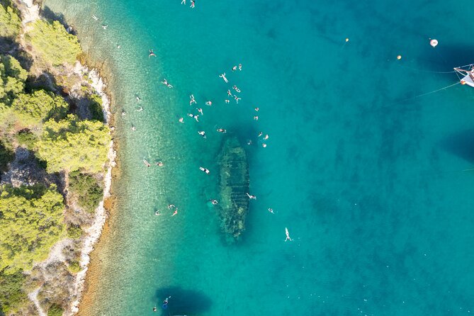 Slatine - Island Hopping Excursion (Trogir/Blue Lagoon/Shipwreck) - The full day plan: Trogir, Blue Lagoon, then Nečujam
