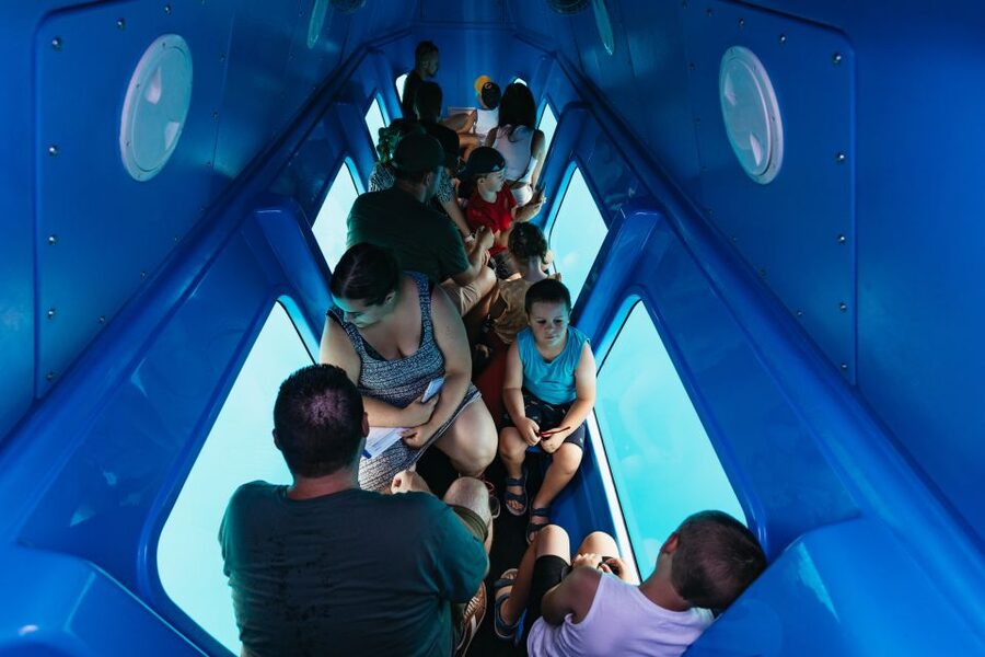 Split: 45-minute Semi-Submersible Submarine Trip - Underwater windows: how you watch marine life pass by