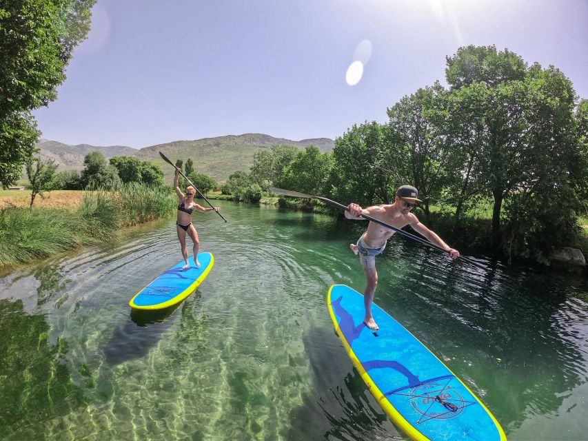 Split: Adriatic Sea and River Stand-Up Paddleboard Tour - Guided river paddling on Žrnovnica, under Mosor Mountain
