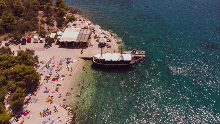 Split: Blue Lagoon & 3 Islands Tour with Lunch & Hidden Bay - Hidden Bay on Čiovo: finding the quieter water zone