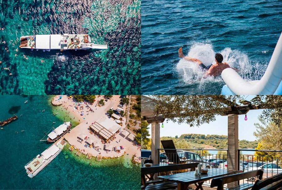 Split: Blue Lagoon, 3Islands, Boat Trip, Mediterranean lunch - Čiovo at Borko Beach Bar: Lunch That Feels Like Part of the Day