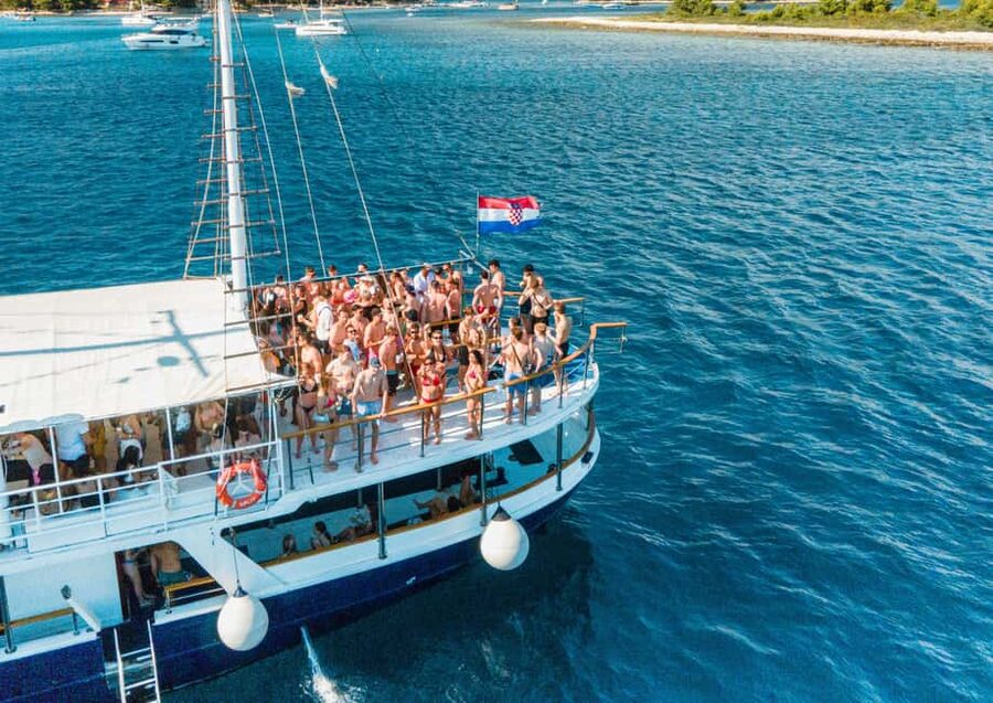 Split: Blue Lagoon Boat Party with Slide, Dj and After Party - Quick Hits