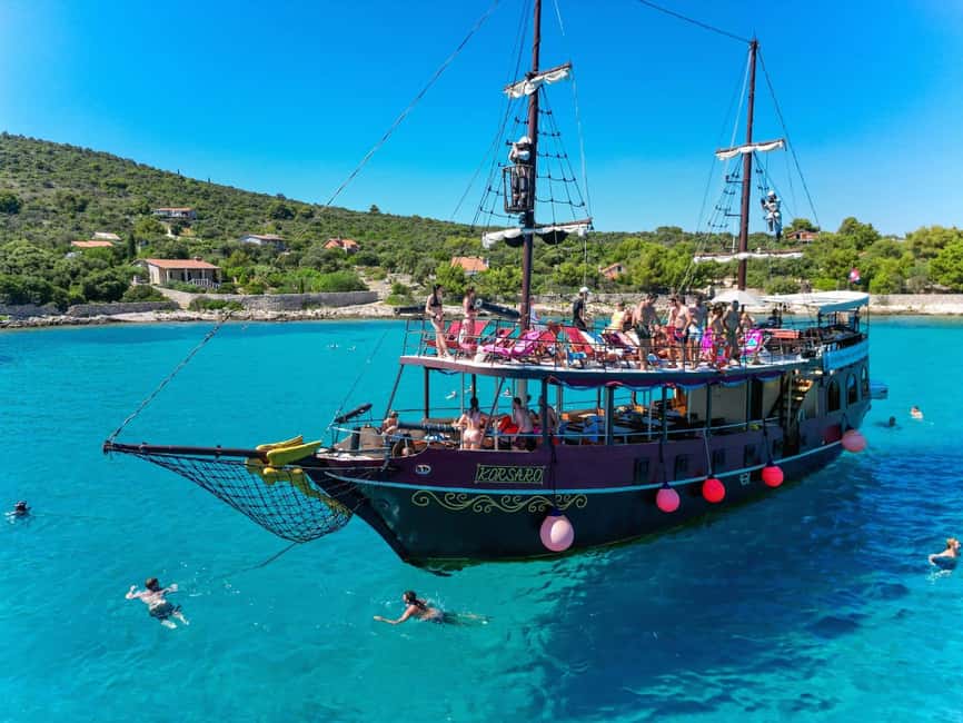 Split: Blue Lagoon Underwater Museum Tour w/Lunch & Drinks - Split to the High Seas: Pirate Boarding, DJ Energy, and Wi-Fi