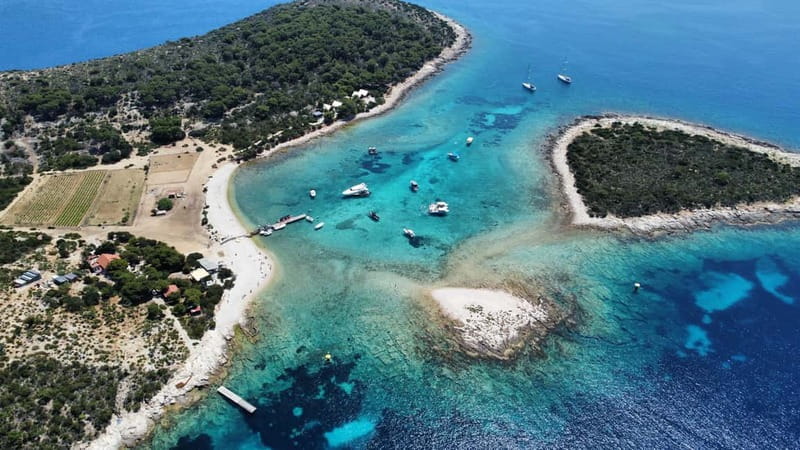 Split: Boat Tour to Blue Cave, Vis, Blue Lagoon, Hvar, Brač - Budikovac Blue Lagoon: the longest swim, with snorkeling gear