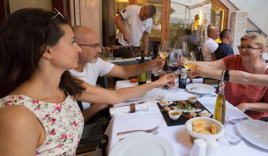 Split: Historical & Gastro Treasures Tour with Green Market - Green Market Brunch: Prosciutto, Cheese, Peka Bread, Soparnik, Grappa