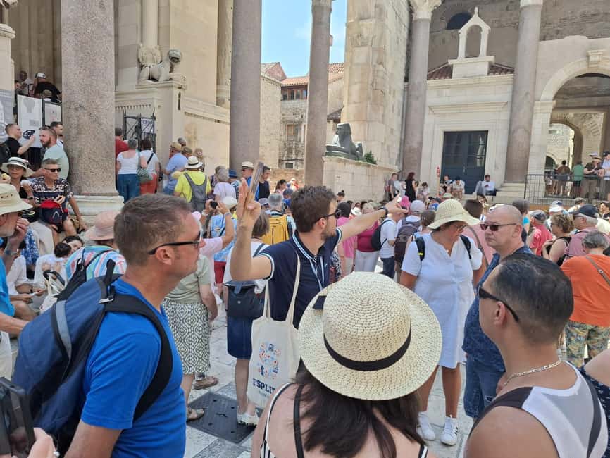Split: History Walking Tour of the Old Town - Golden Gate to Peristyle, where Diocletian’s plan shows up in real scale